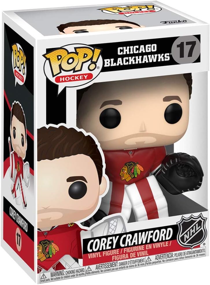 Funko POP NHL: Corey Crawford (Home Jersey) Collectible Vinyl Figure