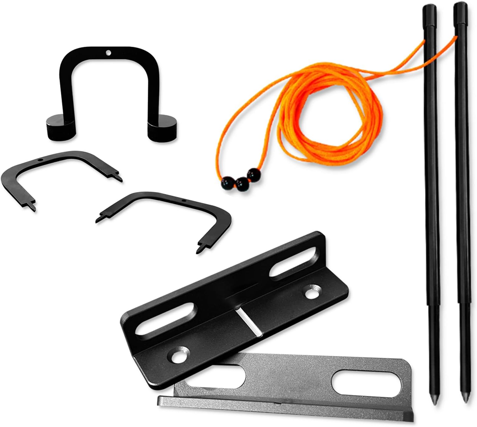Putting Gates Trainer - Portable Golf Practice Alignment Guide Compact Putting Kit | Improvement Training Tool for Indoor Outdoor Yard Lawn Practice Gift Golf Enthusiasts Players
