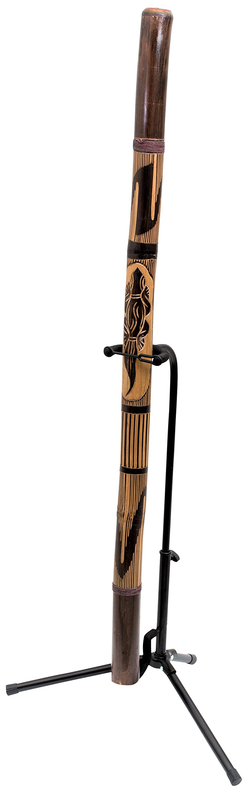 Australian Treasures bamboo didgeridoo, y compris le stand de didgeridoo