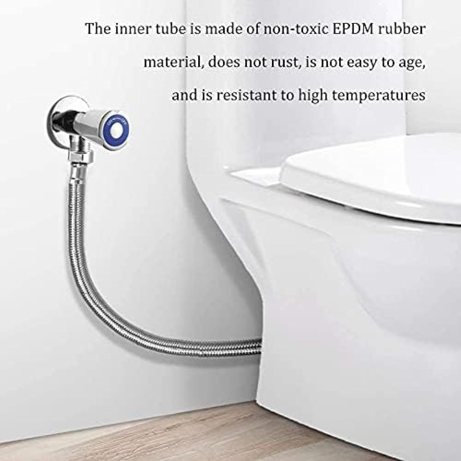Tubo Flessibile di Ingresso dell'Acqua, Coppia di 1/2" X 1/2" Miscelatore Monoblocco da Cucina, Miscelatore Monoblocco, Tubi Flessibili, Tubo Intrecciato in Filo di Acciaio Inossidabile, 200cm