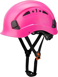 KAYGO KG601 Vented Hard Hat Safety Helmet - ANSI Z89.1 Type I Class C, 6-Point Suspension, Adjustable Chin Strap, Hi-Viz for Construction