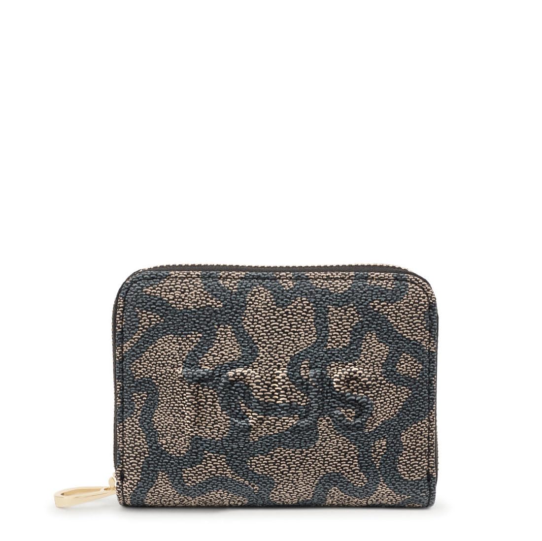 Medium KAOS Icon Tous Purse Black-Multi