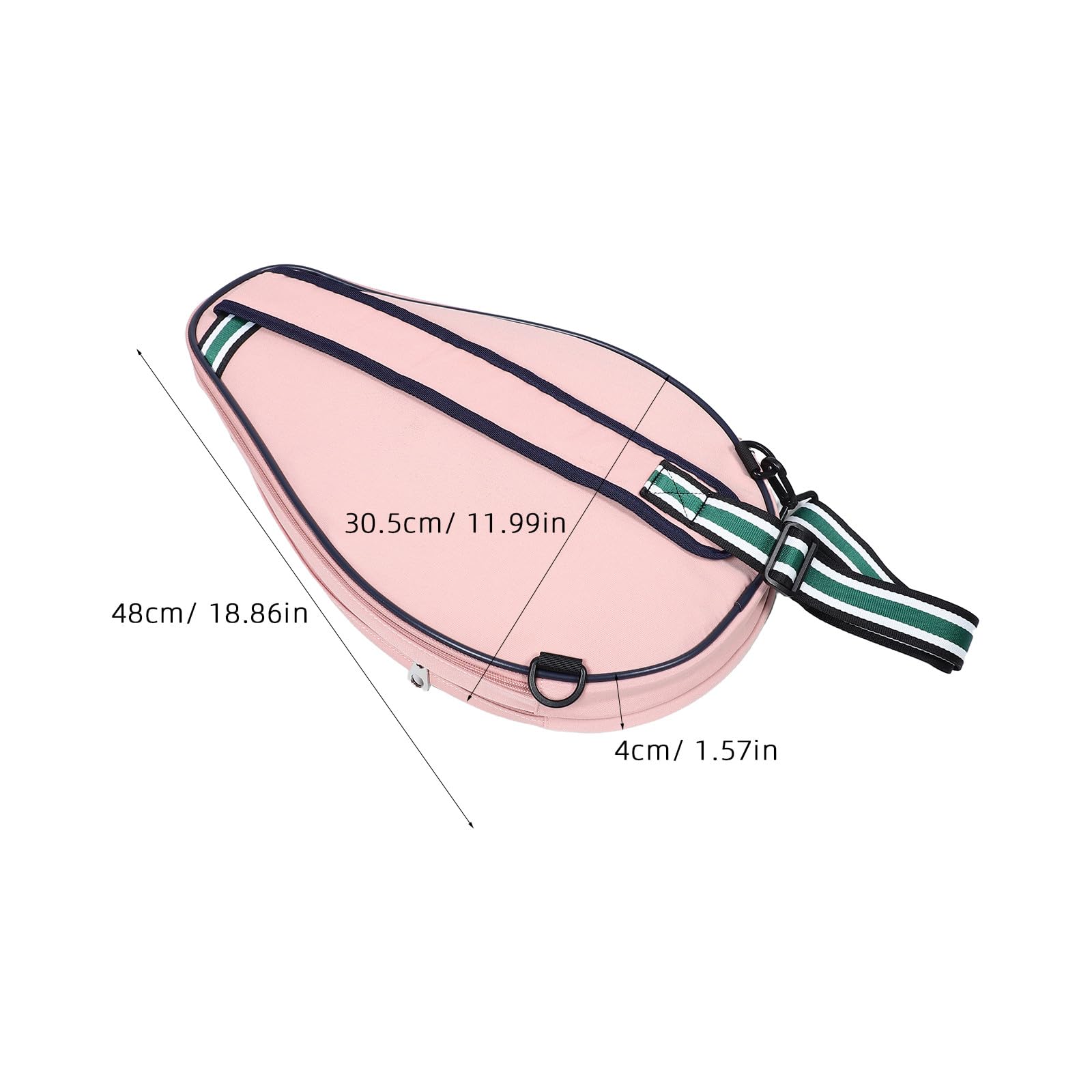 Bolsa para Raqueta de Bádminton de Tela Oxford Resistente al Agua Clima, Diseño Moderno y Chic, Mochila Bandolera Rosa Adecuado para Entrenamiento y Escuela