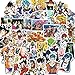Lot de 50 autocollants de dessin animé Dragon Ball pour ordinateur portable, tasse à eau, valise, casque