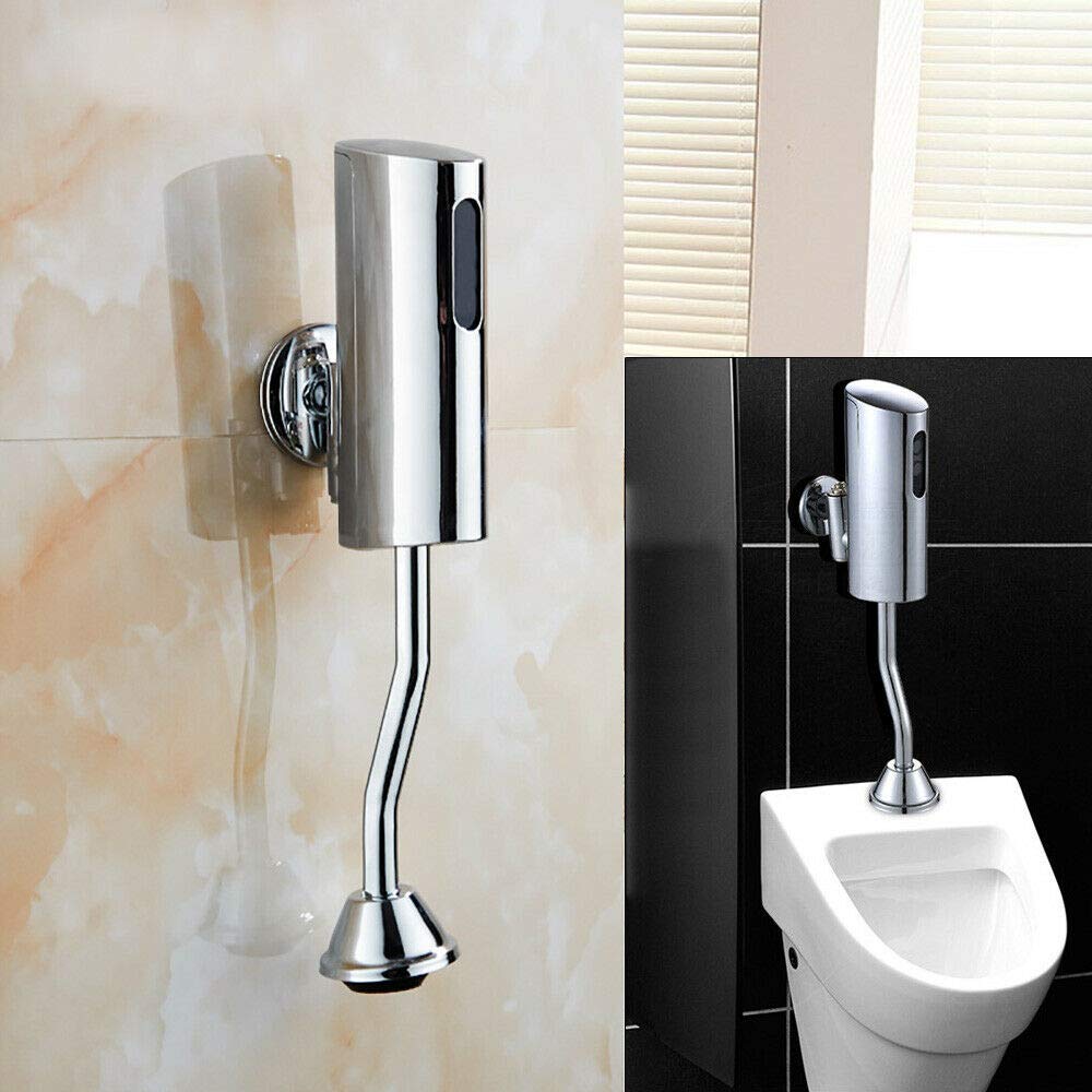 Cisterna para urinario, sensor automático, válvula de descarga por infrarrojos, G1/2 pulgadas, 0,05 Mpa-0,6 Mpa para urinario de baño (sin batería)