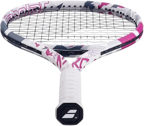 Miniatura 3 de Babolat Evo Aero Lite - Raqueta de tenis de cuerda rosa con una bolsa de tenis RH3 Club Essential en tu elección de color