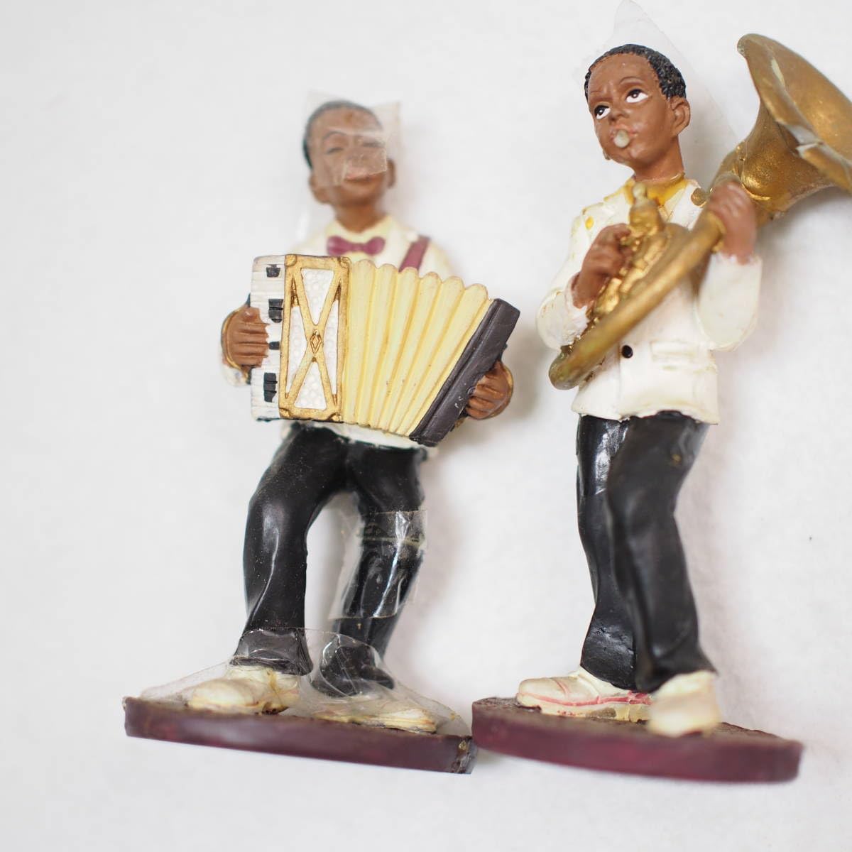 ジャズバンド置き物 フィギュア JAZZ】ジャズ バンド フィギュア 置物 人形 5体 セット