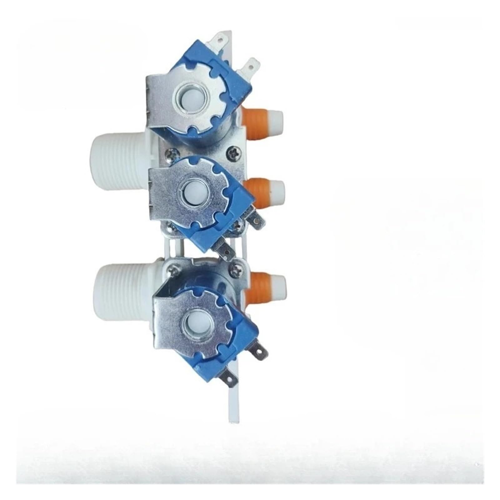 Waschmaschinen-Doppeleinlass-3-Wege-Wassereinlassventil | Waschmaschine Dual Inlet 3-Wege-Wassereinlassventil, stabile Wassersteuerung Ersatzzubehör