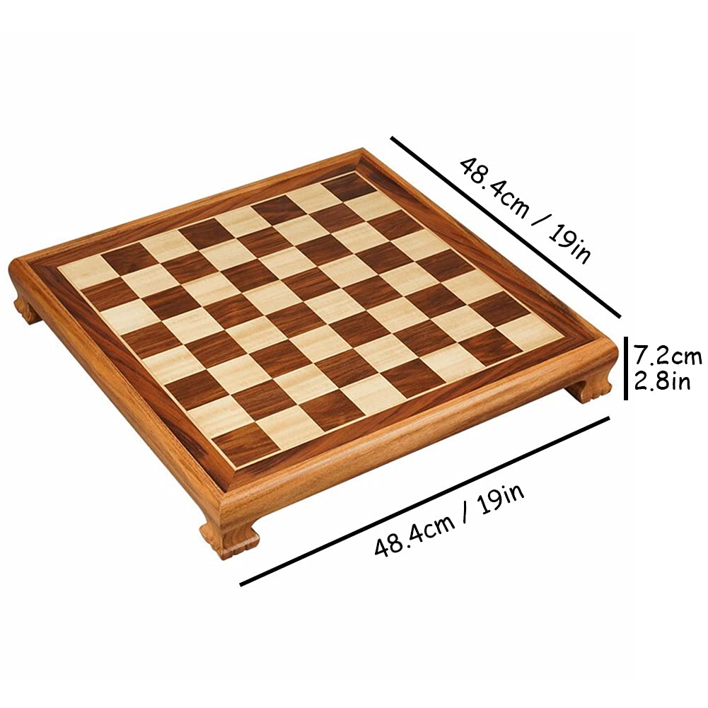 Amazon.co.jp: 大きな木製チェス盤、チェスとチェッカー テーブル