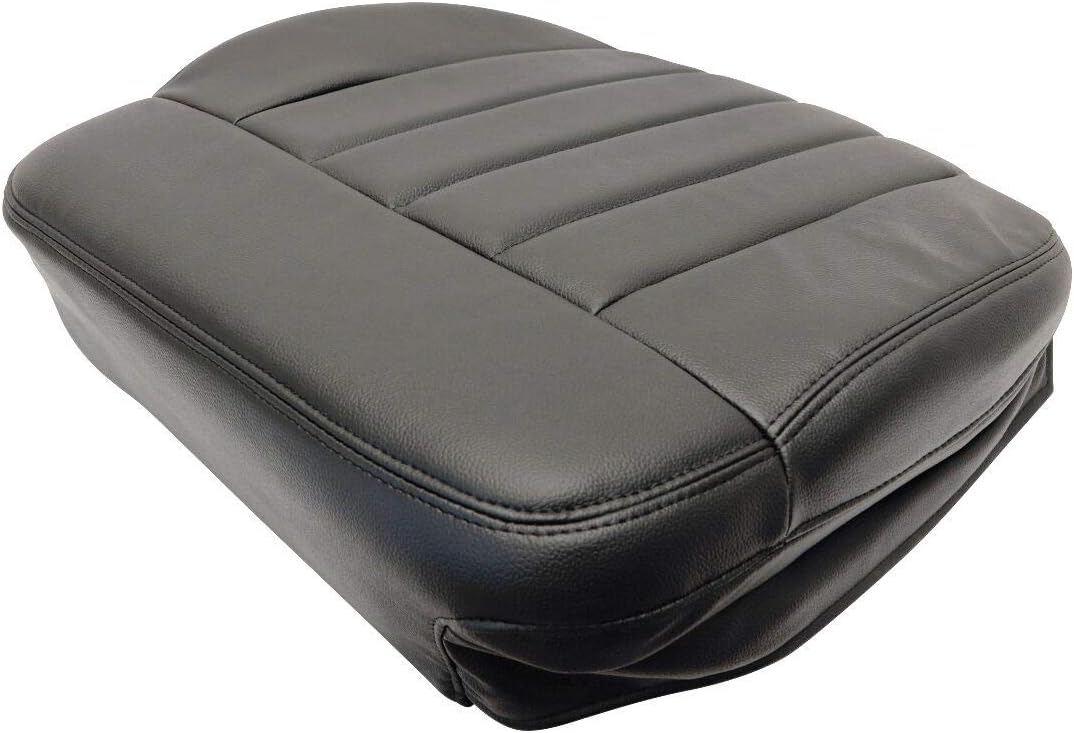 2006 2007 for for Ford F150 for Harley Davidson Driver Bottom Leather Seat Cover Black