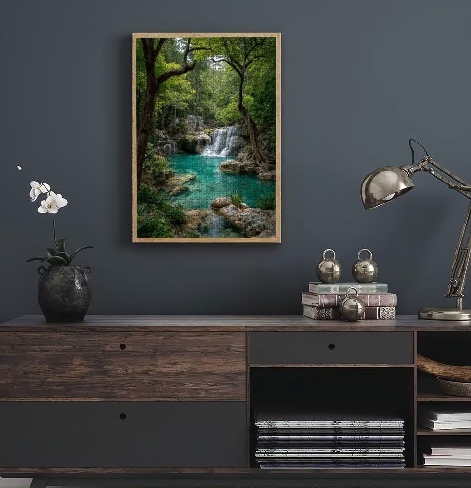 Wodospad Park, Klasyczna Puzzle 5000 Sztuk Dla Dorosłych BLQSBGA7-386 | Wyzwanie Zagadki, Gry Logiczne Cała Rodzina, Stres, Wystrój Domu Miłośnicy Puzzle