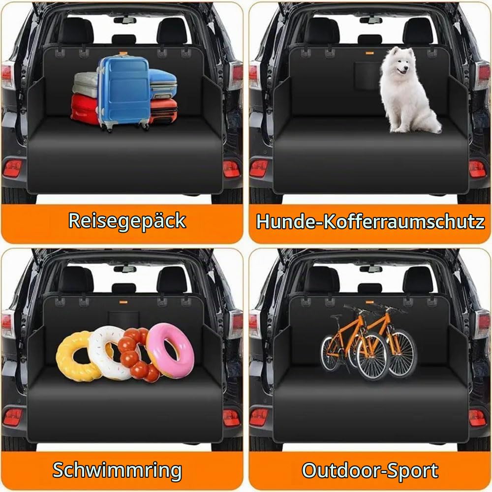 Kofferraumschutz Hund Für Skoda Elroq | Enyaq | Enyaq Coupe | Kamiq | Karoq | Kodiaq, Wasserdicht Kratzfest Pflegeleicht Hundedecke Auto Autozubehör,B