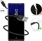 Adaptive Fast Charger Kit Compatible with Samsung Galaxy S7/S7 Edge S6 /S6 Edge/ Note5/4 S4/S3 S2 J7 J7V J5 J3 J3V J2/G3 G4 K20/ Moto E4 E5, USB Wall Charger and 5FT Micro USB Cable (2 Pack, Black)