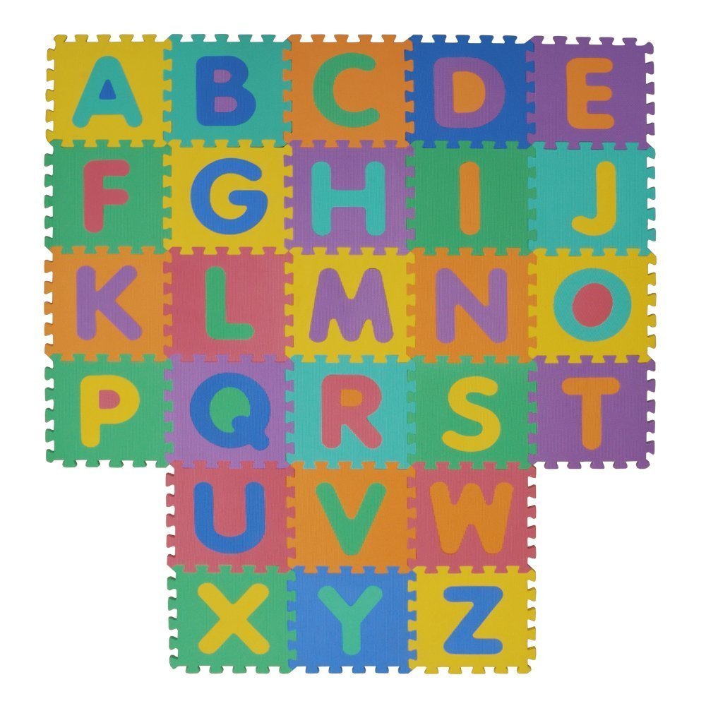 VeloVendo® - Dywan do puzzli dla dzieci XXL - 36 elementów z certyfikatem CE i przetestowany przez TÜV, miękka pianka EVA, mata do zabawy dla dzieci, mata do zabawy, mata do zabawy dla noworodków