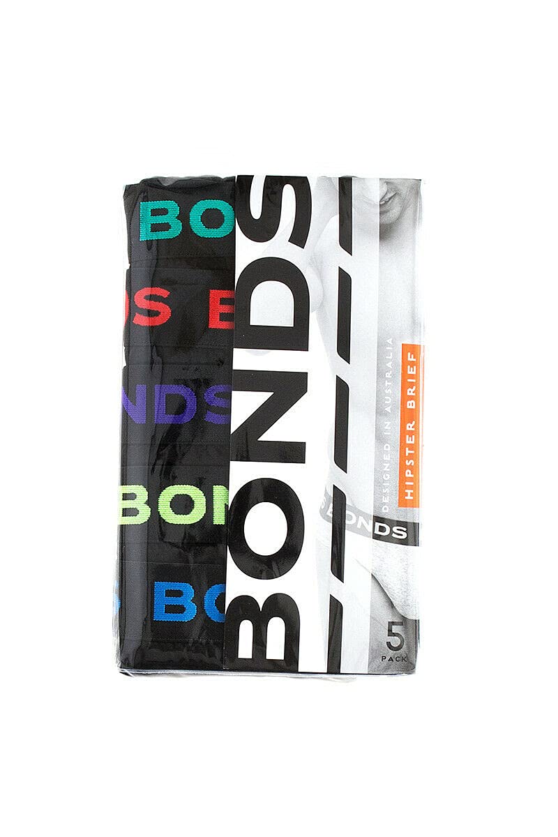 Bonds Men's Underwear Hipster Brief (5 Pack), Multi P39 (5 Pack), XL