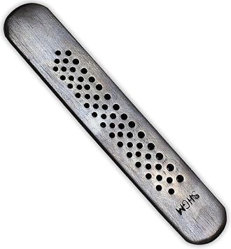 BENCH WIZARD 5" 12.7 cm Steel Draw Plate| 55 Fine Round Holes | Max 1mm Diameter | Durable Steel | Precision Wire Reshaping