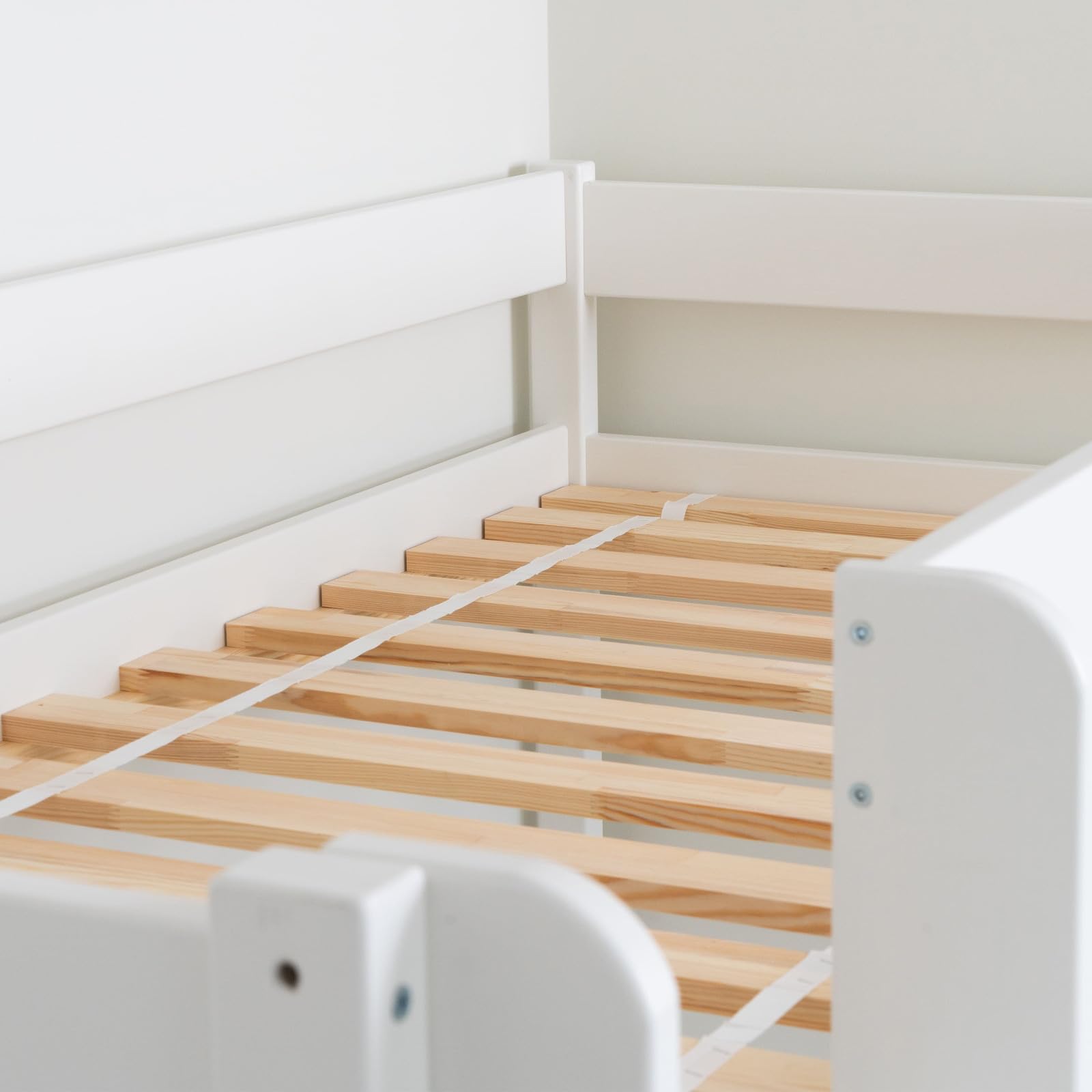 Need Sleep Loft Bed - Litera con escaleras, cama alta para adultos, adolescentes, niños (blanco, 180 x 80 - 180 cm de alto)