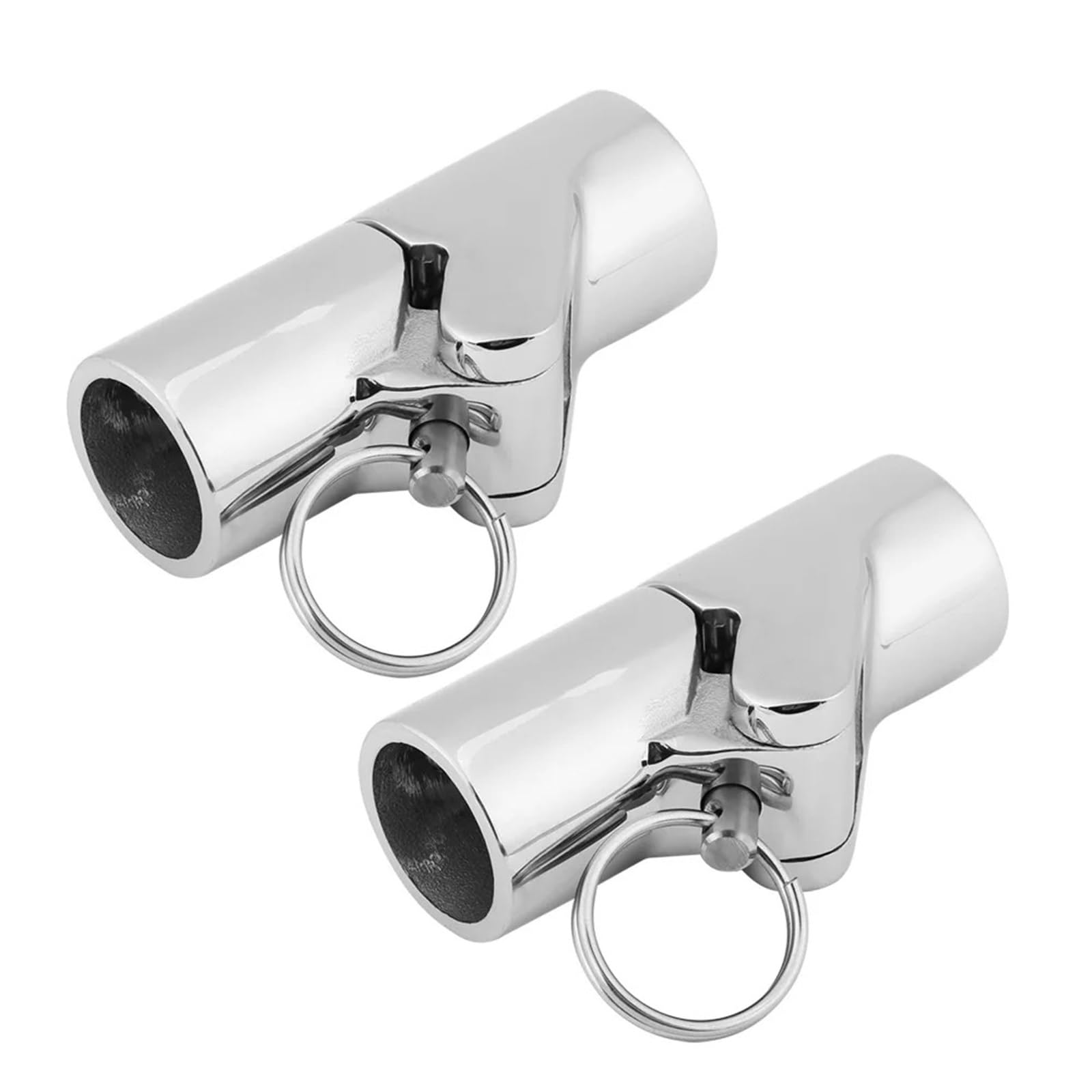 2 Pezzi connettore for Tubo Marino Giunto Girevole Pieghevole in Acciaio Inossidabile for Raccordo Hardware for Barca per Imbarcazioni