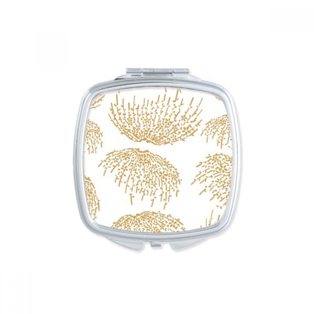 Miroir de poche peinture japonaise mignon accessoire sac à main pour voyage