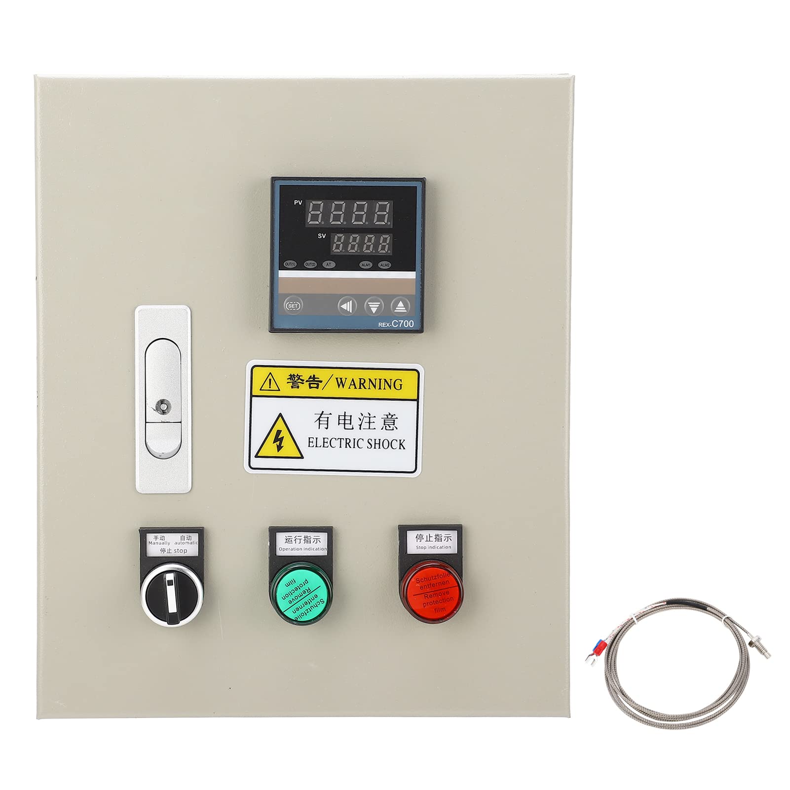 Alomejor PID Temperature Controller, 7.5KW, Digital Display | Elevata precisione, intervallo 0-400 ℃, termocoppia di tipo K, controllo MCU