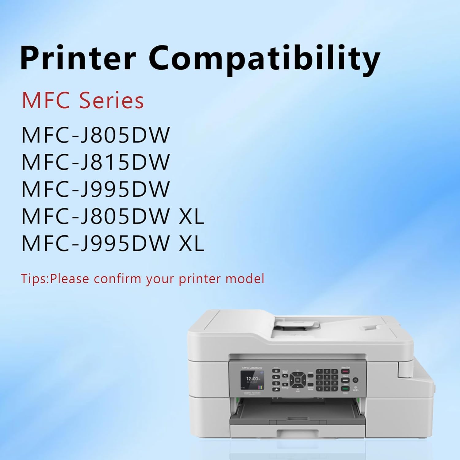 Printer Trays For Brother MFC INK-TANK LC3033 LC3035 LC 3033 3035 LC3035XXL Premium Color Compatible Ink Cartridge For Brother MFC-J805DW MFC-J805DW Printer Brother MFC All-In-One Printers