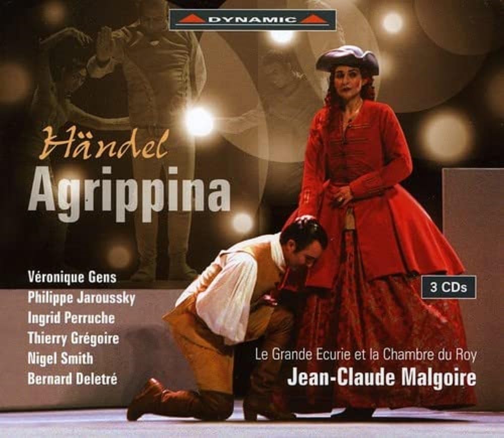 Agrippina (Complete Opera) [Audio CD] Malgoire; Gens; Jaroussky; Perruche; Smith; Grégoire; Deletré; Falco; Buet; La Grande Ecurie Et La Chambre Du Roy; Handel George Frideric and Jean-Claude Malgoire