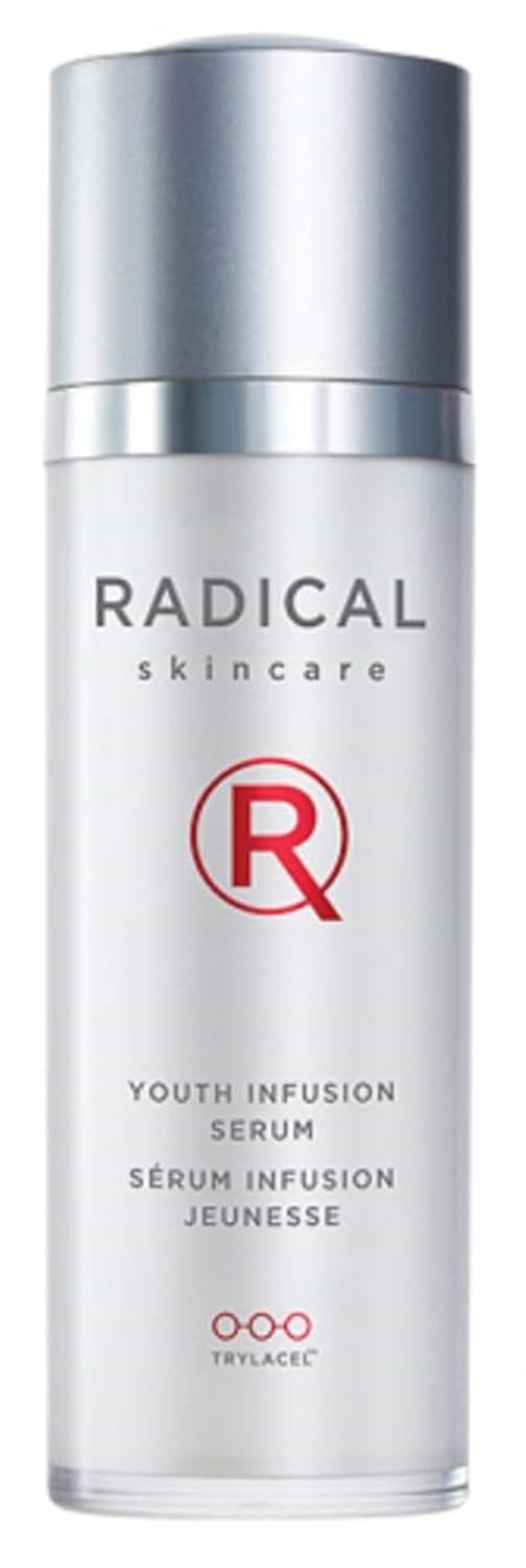 Radical Skincare Youth Infusion Serum – Evens Skin Tone, Reduces Fines Lines & Wrinkles – Hydrates & Smooths Skin – For All Skin Types Including Sensitive Skin – Paraben & Cruelty Free (1 fl oz)