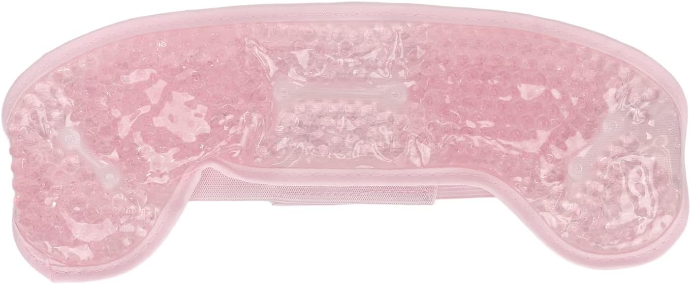 Migraine Ice Pack Headband with Gel Beads, Hot & Cold Compress Wrap for Headache Relief, Reusable PVC Gel Ice Wrap for Forehead, Sinus Pressure & Stress Relief