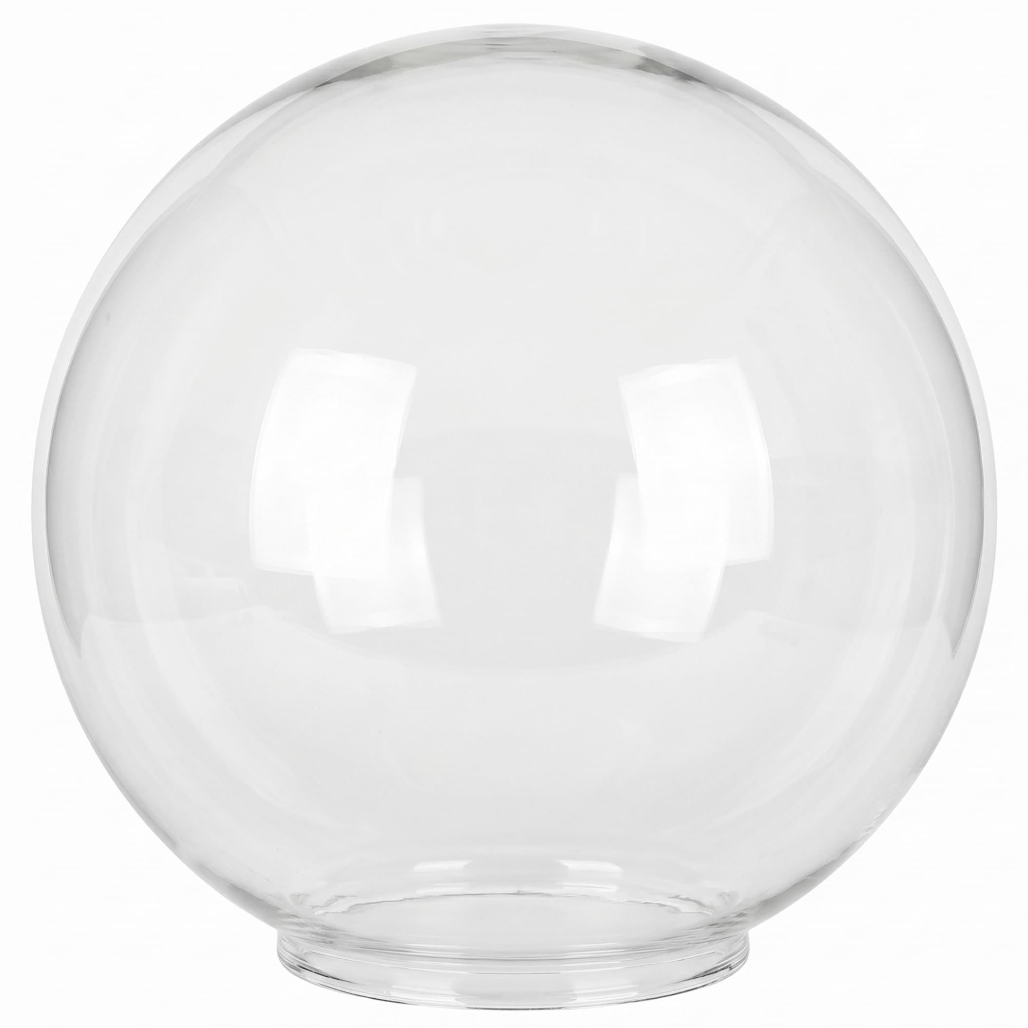150mm Borosilicate Glass Globes for Light Fixtures Replacement Transparent Lamp Shade for Pendant Lights 70mm Opening