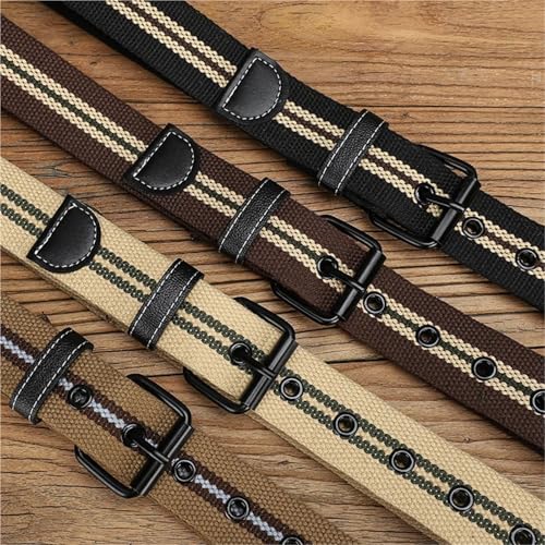 Extended canvas belt, suitable for men's and women's casual workwear,and jeans for students and young4