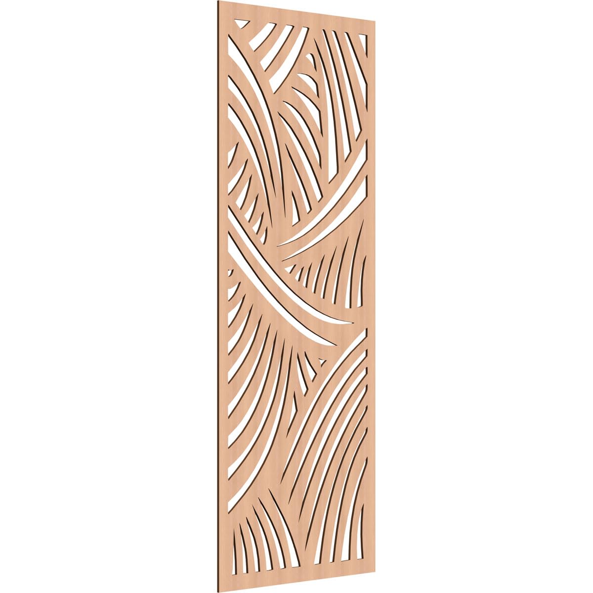 Chester Decorative Pierced Fretwork Wood Wall Panels, 31 3/8"W x 79 3/8"H x 1/4"T, Alder