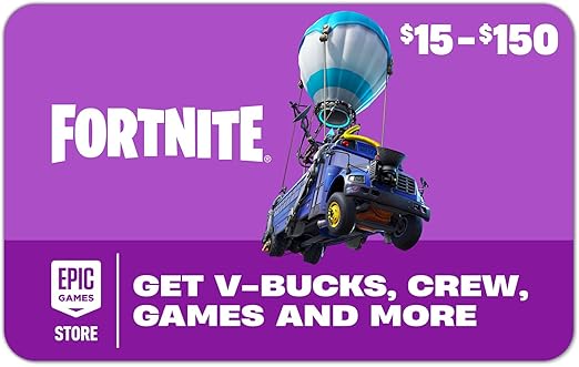Fortnite eGift Card - Powered by the Epic Games Store