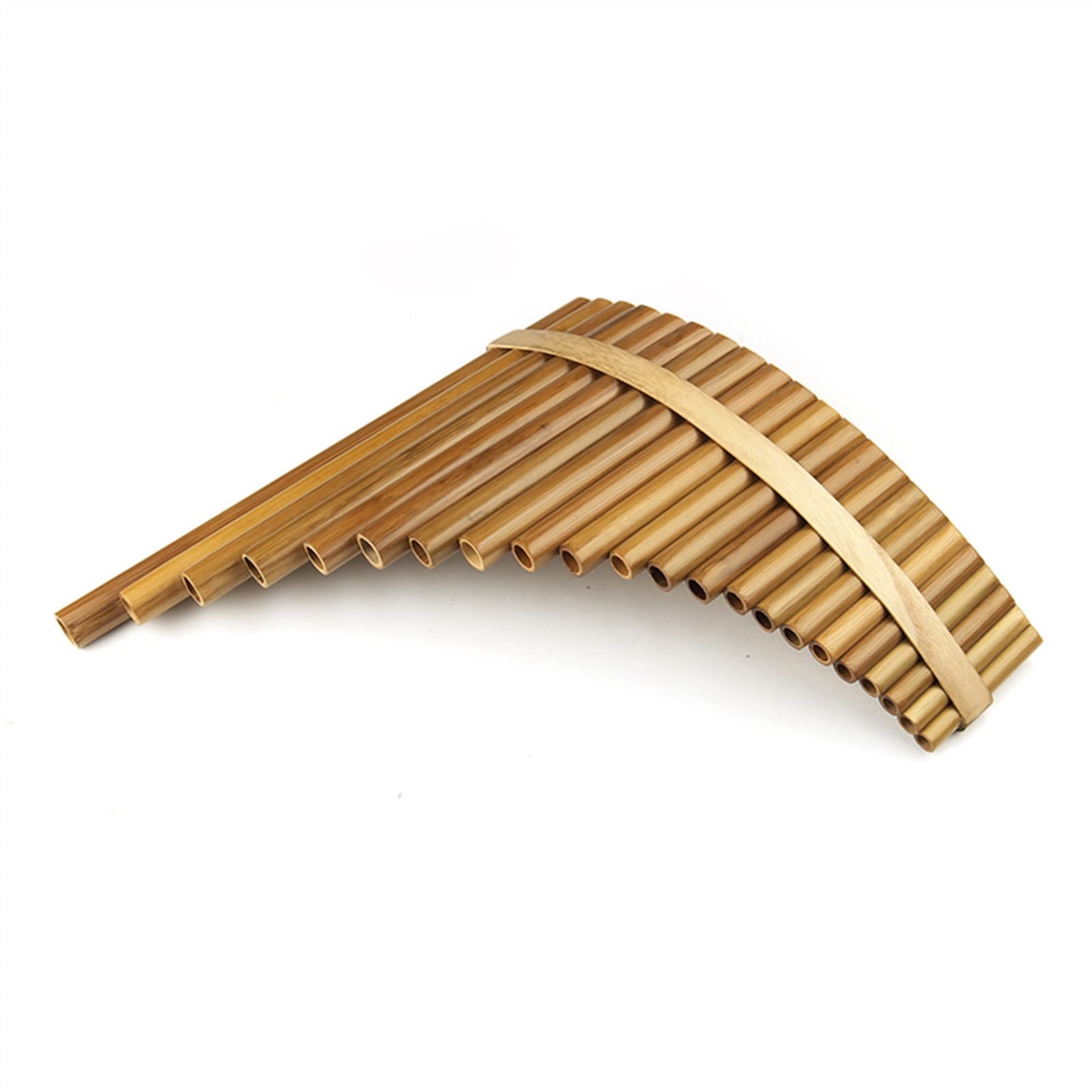 Panflöten Bambus 22 Pfeifen Handgefertigte Musikinstrumente Holzbläser Panflöte (Color : Right)