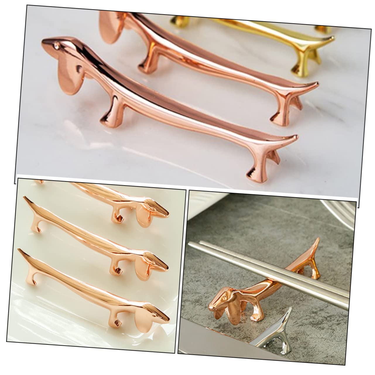 PRETYZOOM 10 Pezzi poggia Bacchette in poggia Bacchette Giapponese Simpatico poggia Posate Supporti per Bacchette Portaposate Porta Bacchette casalingo Porta Posate