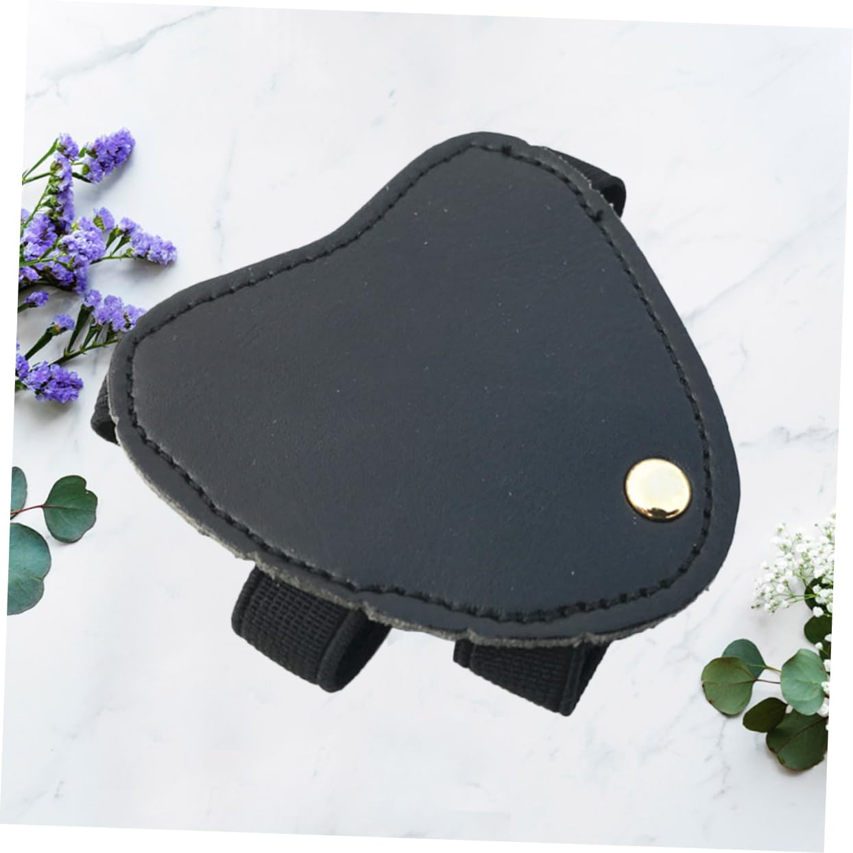 NAMOARLY Simple Finger Protector Archery Supply 1pc Leather Hand Protector Finger Cover Easy to Wear