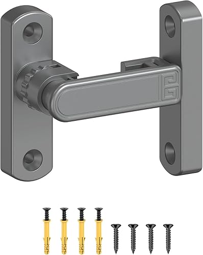 Miniatura 8 de Cerraduras ajustables para puerta de granero, pestillo de puerta corrediza de 90180 grados, pestillo de puerta de seguridad para el hogar para