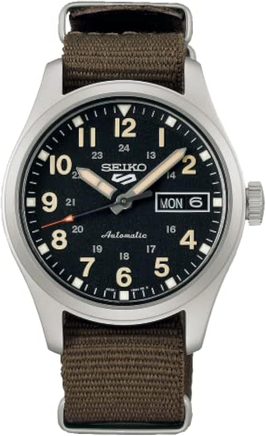 SEIKO 5 Sports Automatic Black Dial Unisex Watch SRPJ85