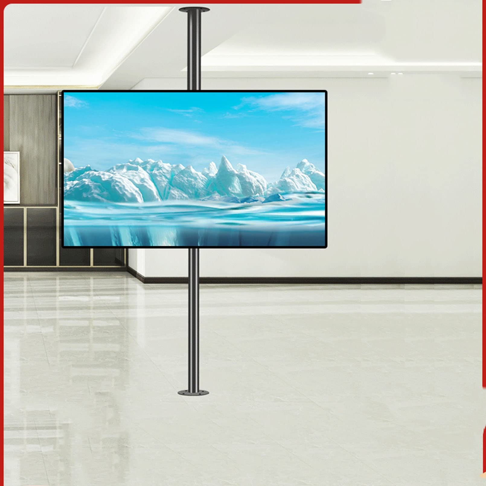 Sagggキャビネット LCD TV 360 Degree Rotating Floor Frame Partition Wall Revolving