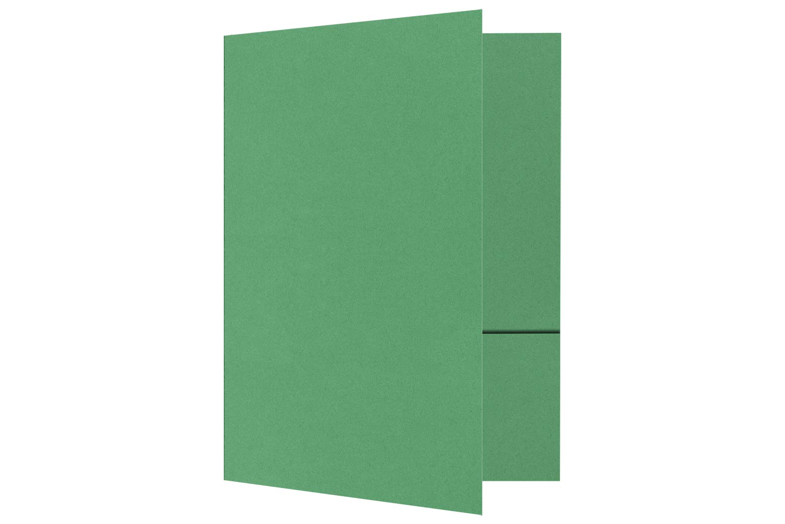 LUXPaper 9" x 12" Presentation Folders | Two Pocket | Holiday Green | 100lb. Cover | 10 Qty