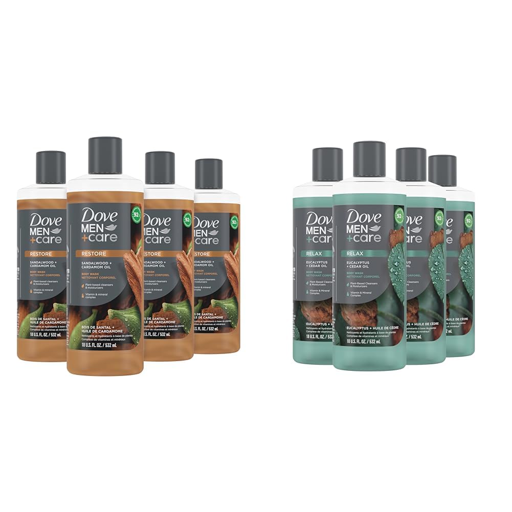 Dove Men Body Wash Sandalwood+Cardamom and Eucalyptus