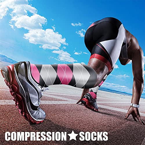 Image of Copper Compression Socks (3 Pairs), 15-20 mmhg is BEST Athletic & Medical for Men & Women, Running, Flight, Travel, Nurses - Boost Performance, Blood Circulation & Recovery