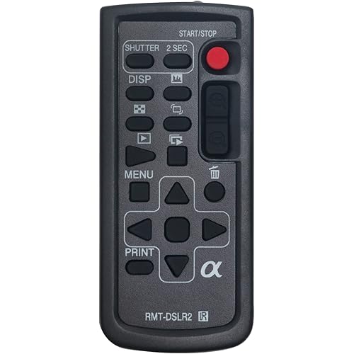 RMT-DSLR2 Replace Wireless Remote Commander Compatible with Sony NEX Alpha SLT Digital Camera A6400 A9 A7RIII A7III A7RII A7SII A7II A7RM3 A7M3 A7RM2 A7SM2 A7M2 A7R A7S A7 A6500 A6300 A6000 NEX-7 6 5