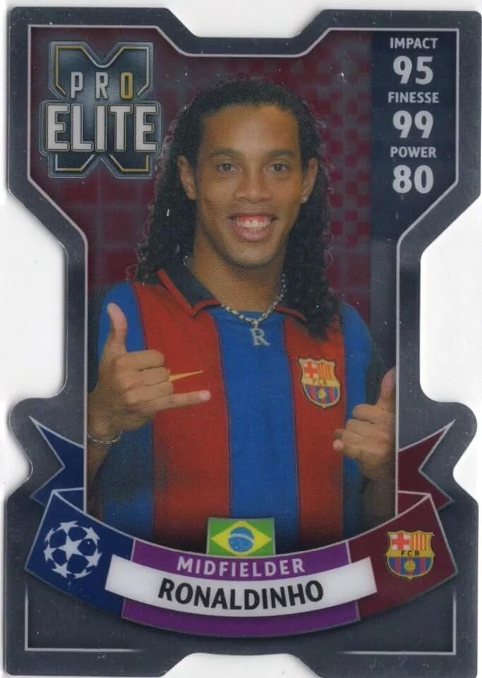 Match Attax Extra 2023 2024 Ronaldinho Pro Elite Trading Card