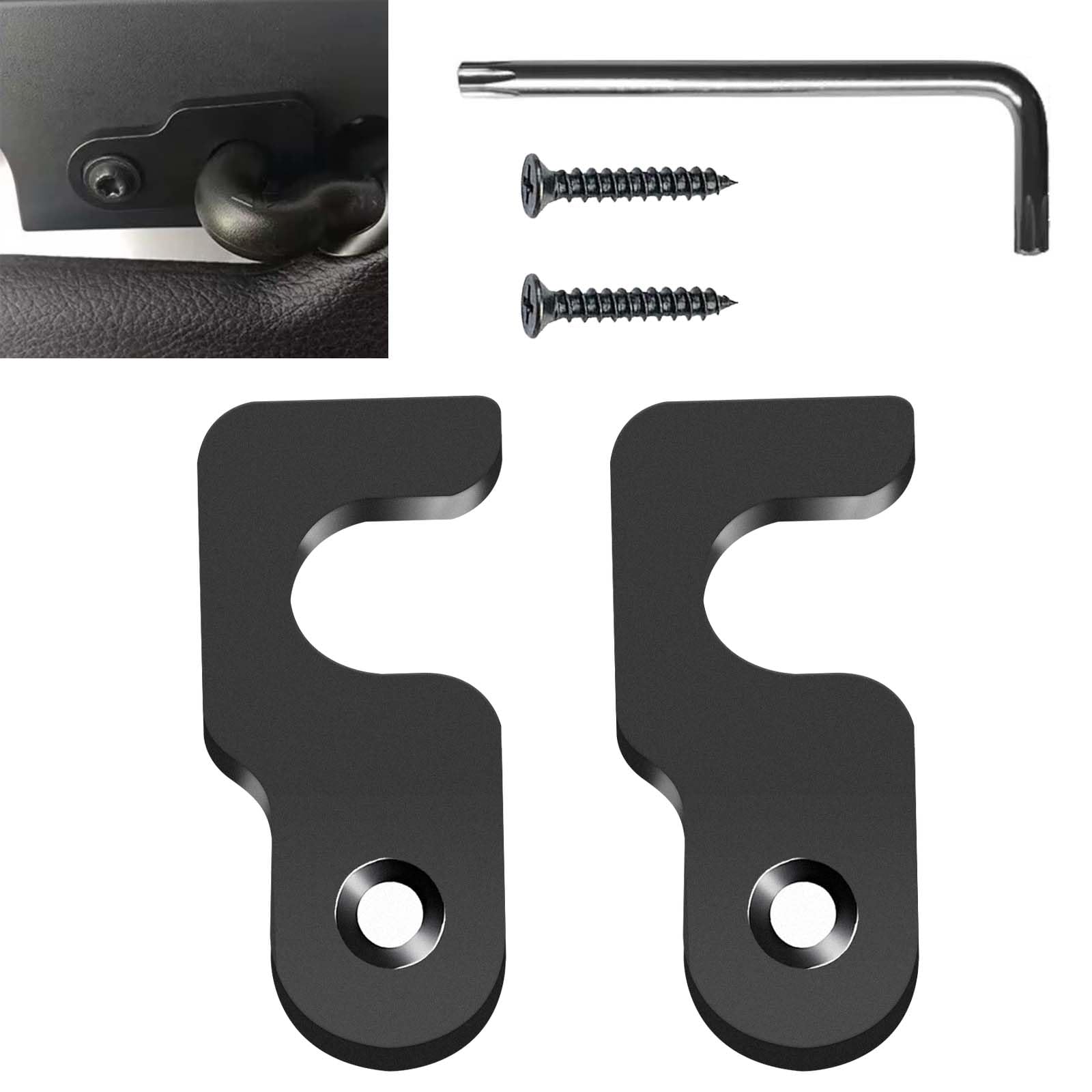 Car Sun Visor Clips 2 Pack - Replacement For Jeep Liberty, Grand Cherokee, Dodge Nitro (2004-2014 Models)