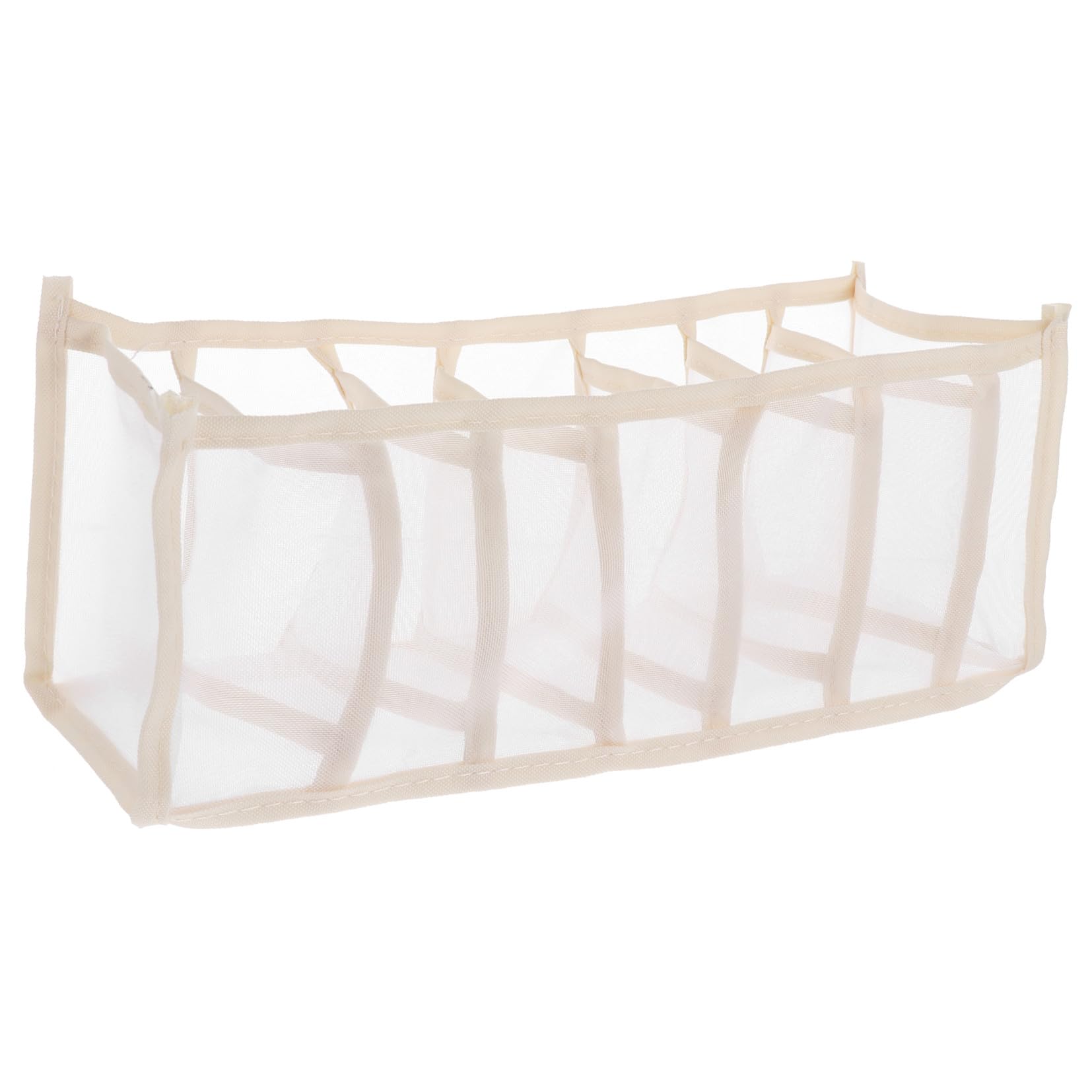 Organisateur De Rangement Pour Sous-vêtements Avec Grilles Classées Boîte De Rangement Maille Pratique Pour Soutiens- Chaussettes Et Accessoires