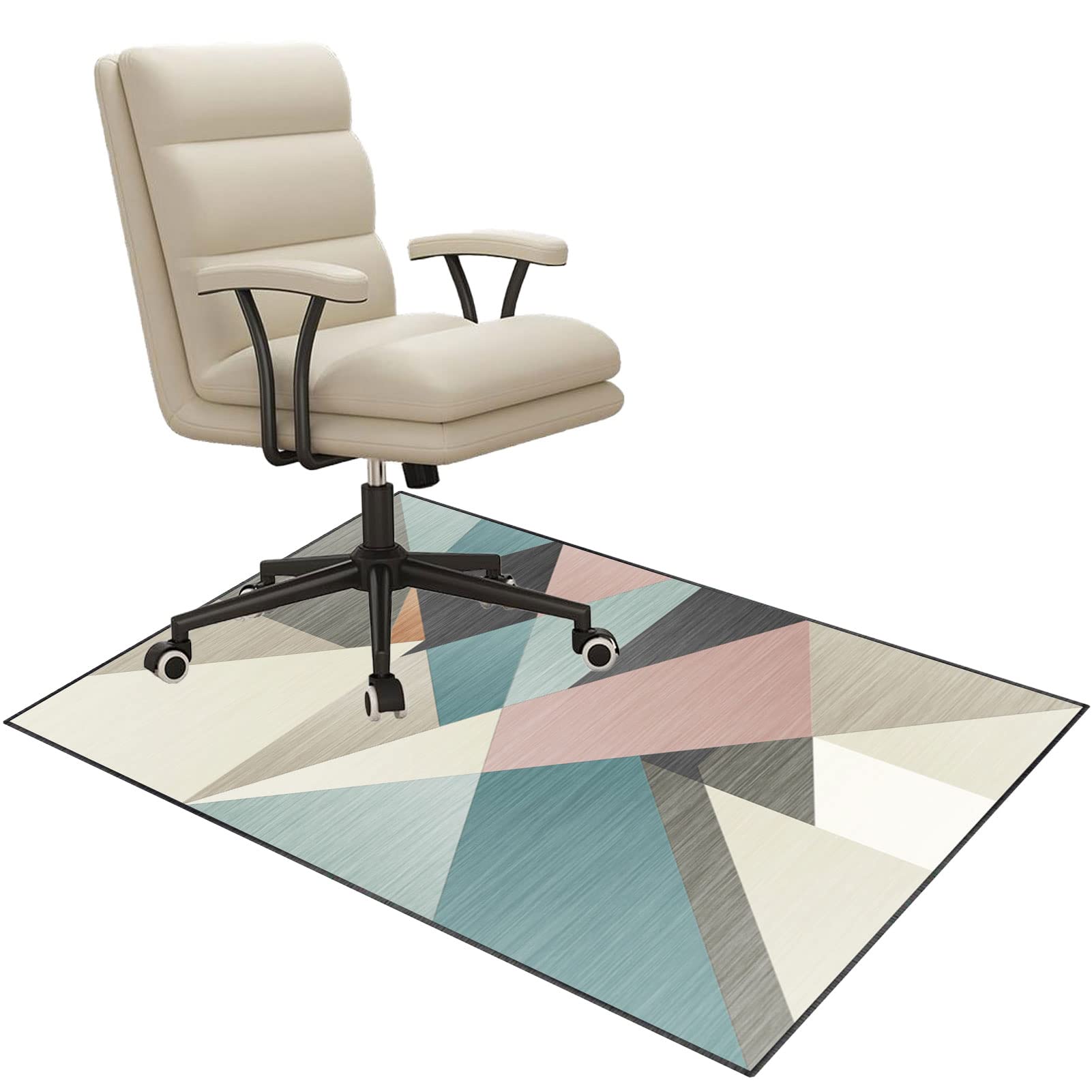 EYZO 140 × 180 cm Chair Mat For Carpeted Floor, Office Chair Mat, Gaming Chair Mat, Multi-Purpose Carpet Protector Rug, Desk Chair For Carpeted Hardwood Floor, Protects Floors, Computer Floor Mat