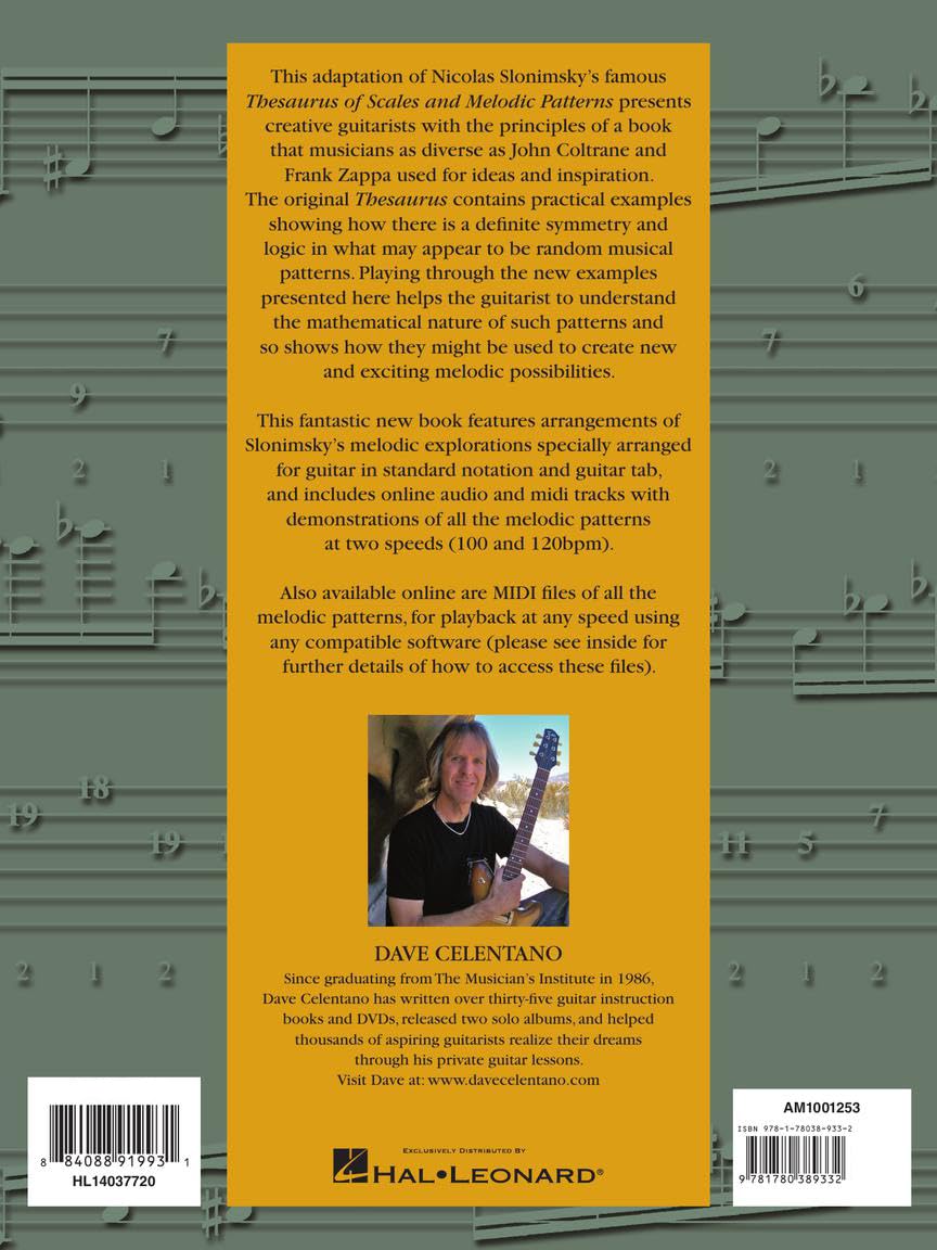 Thesaurus of Scales and Melodic Patterns for Guitar [Lingua inglese]