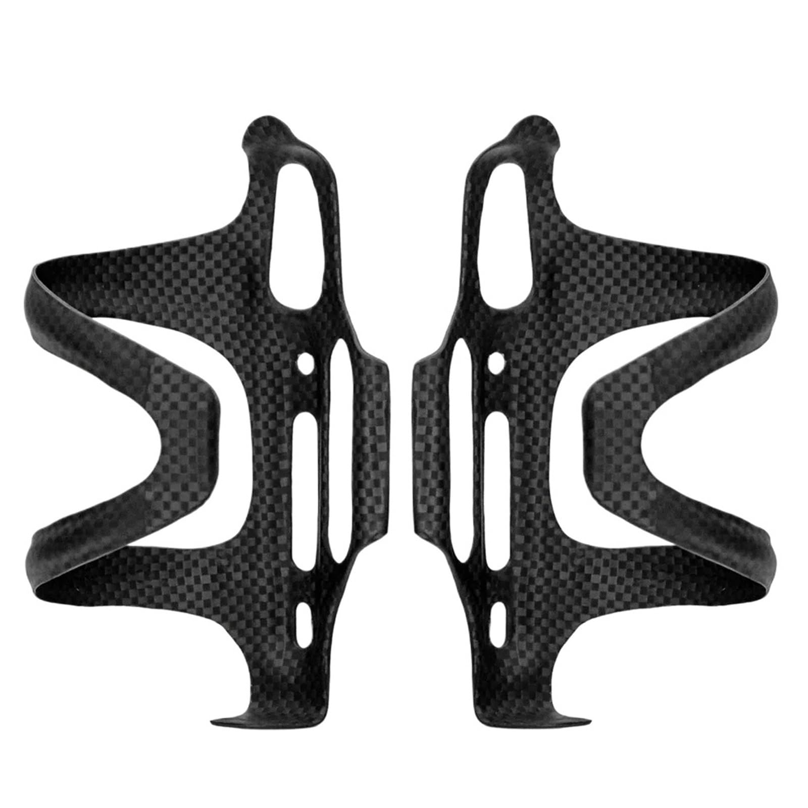 Genérico Jaula De Botella De Agua De Bicicleta Ultraligera De Fibra De Carbono, Soporte Ligero For MTB Road 2PCS