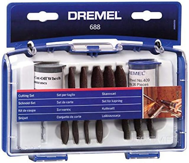 Dremel 688 Cutting Set, Accessory Kit with 69 Best-selling Cutting Accessories for Rotary Tools