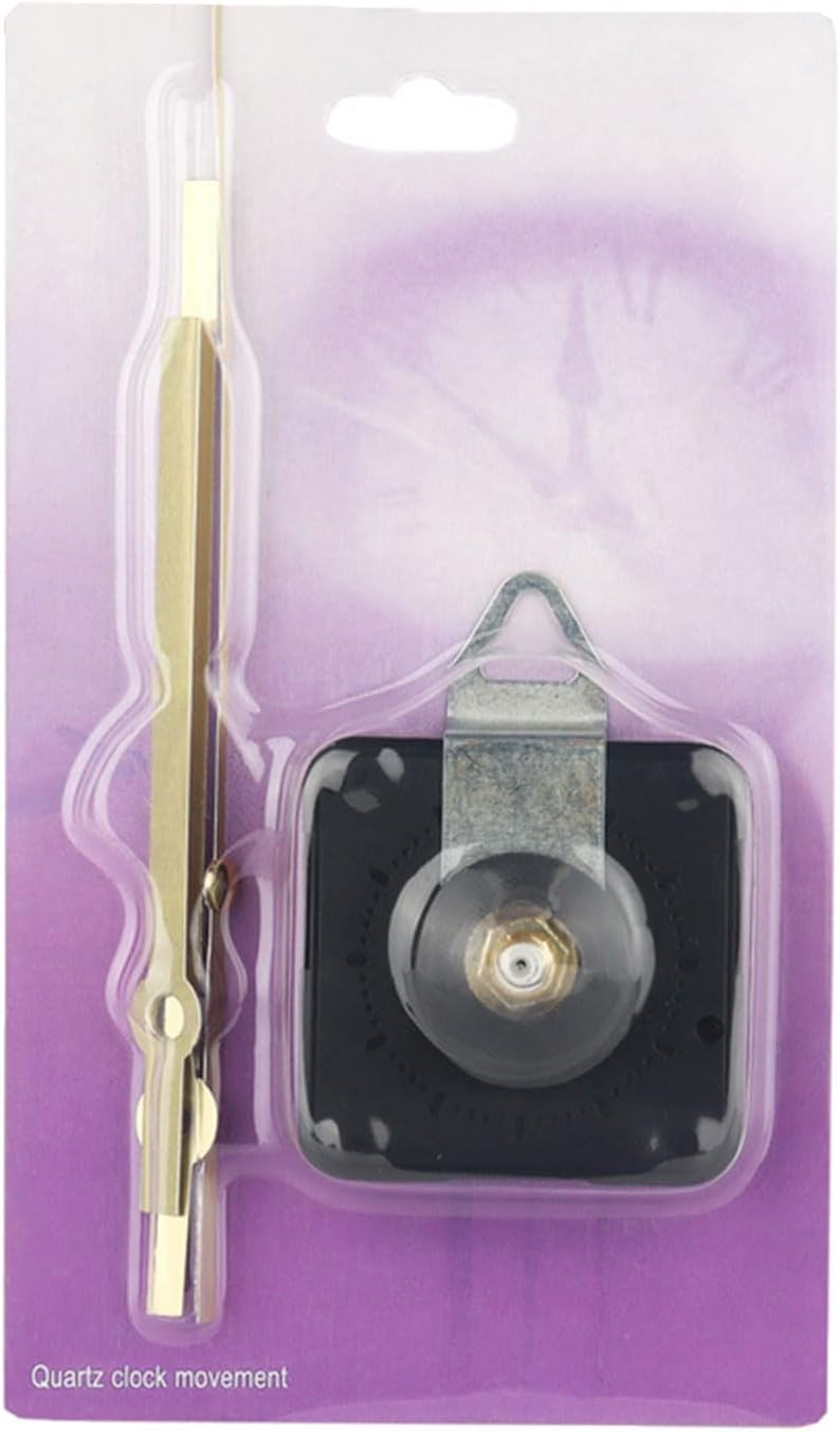 Quiet Clock Mechanism Replacement with 0.73Inch Shaft Length Metal Movement Perfect for Home and Office Clocks Clock Mechanism Replacement